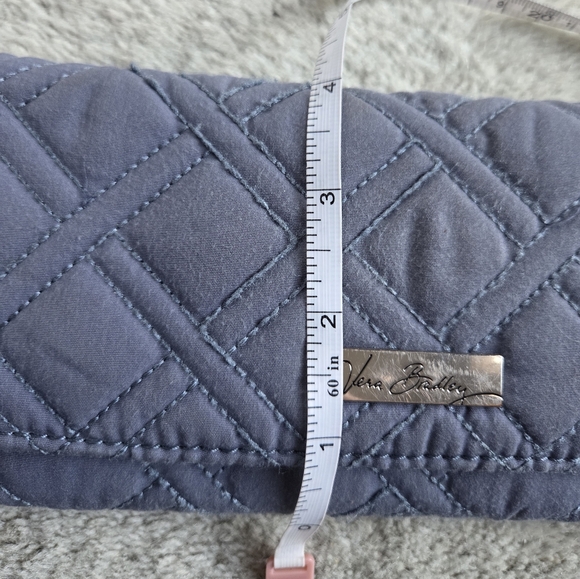 Vera Bradley Soft Blue Quilted Wallet - Picture 2 of 7